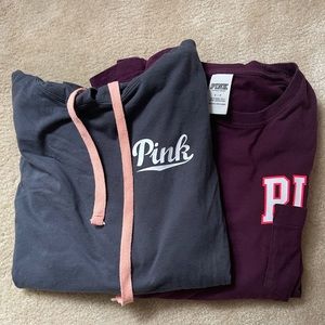 Victoria’s Secret PINK Long Sleeve T-shirts